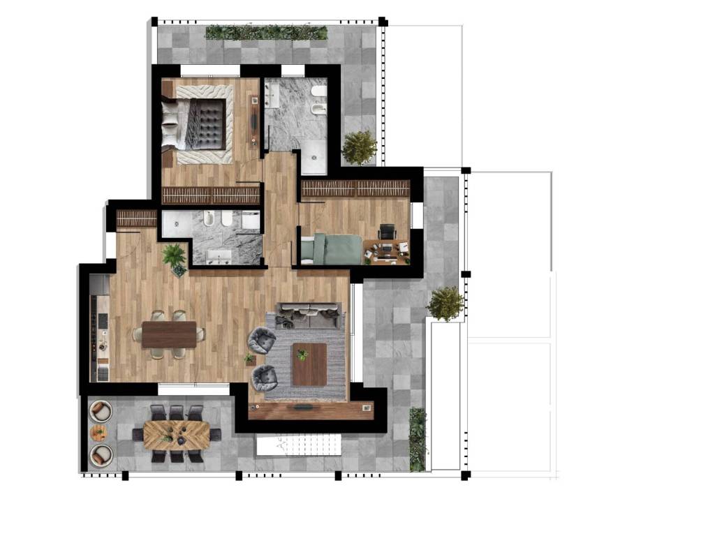 appartamento in vendita a Padova in zona Brentelle