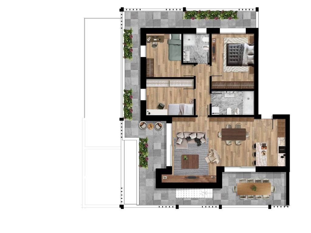 appartamento in vendita a Padova in zona Brentelle