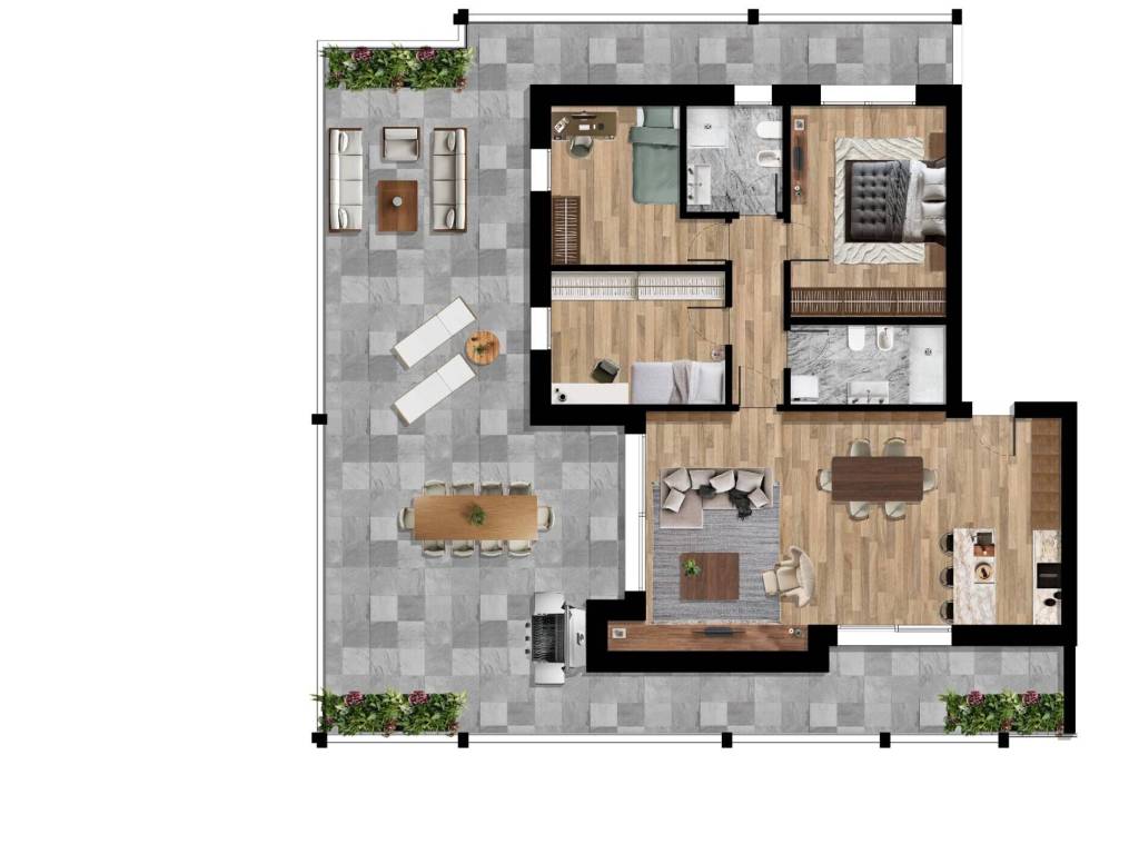 appartamento in vendita a Padova in zona Brentelle