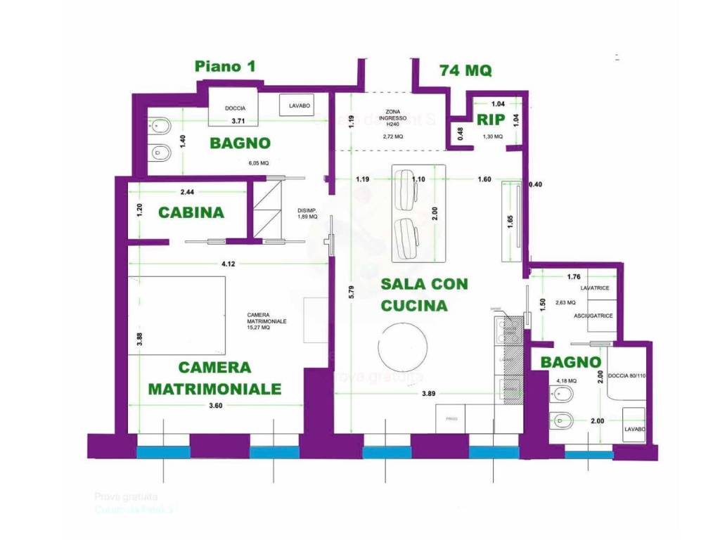 appartamento in vendita a Padova in zona Savonarola