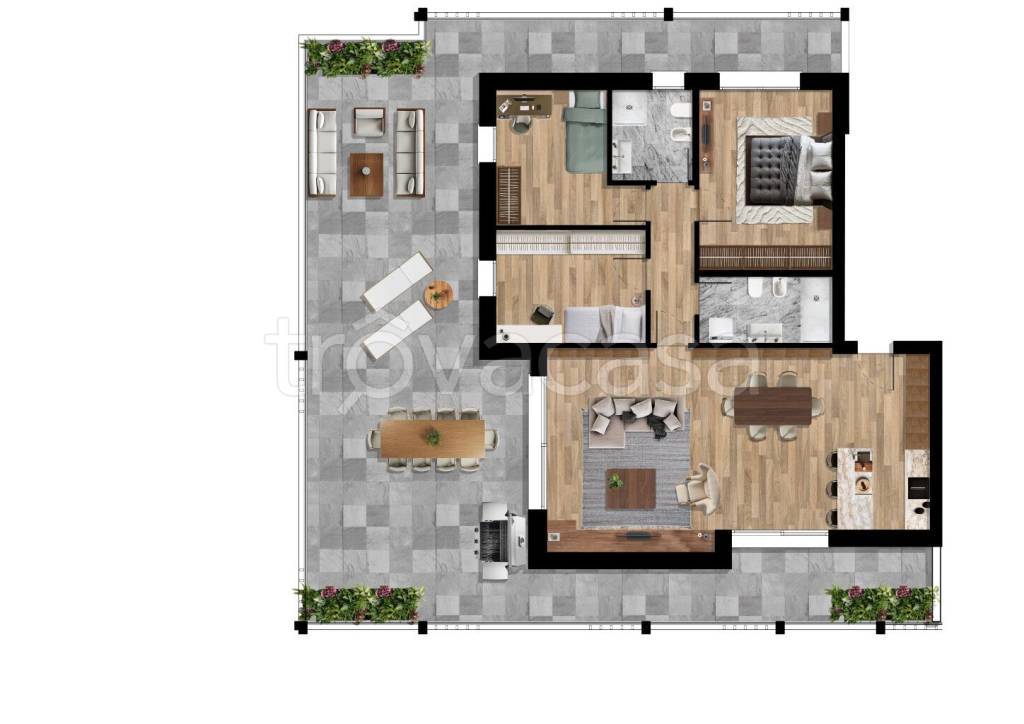appartamento in vendita a Padova in zona Brentelle