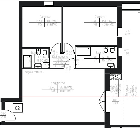 appartamento in vendita a Padova in zona San Lazzaro