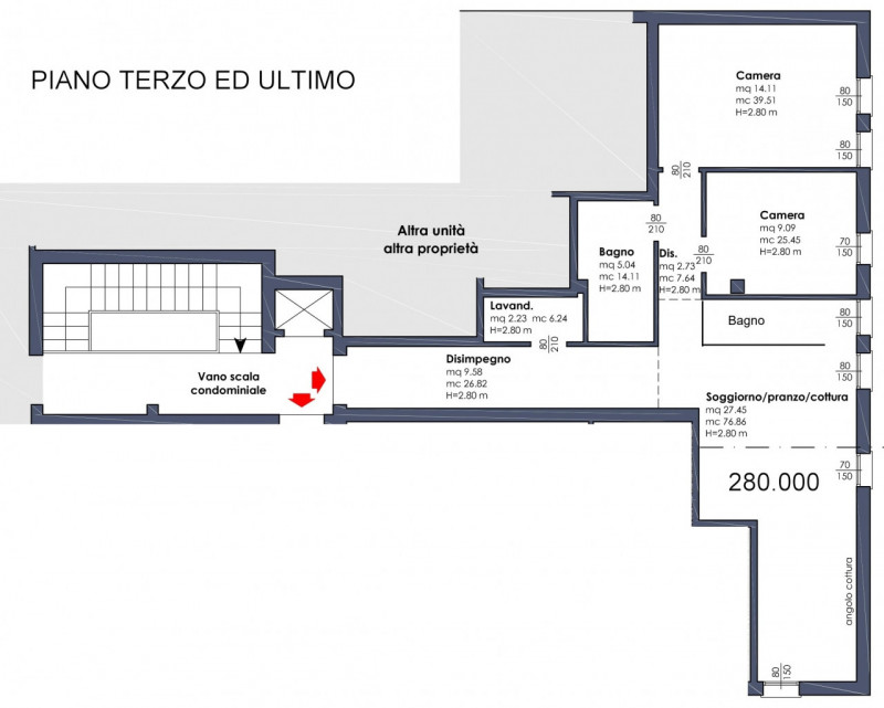 appartamento in vendita a Padova in zona San Giuseppe