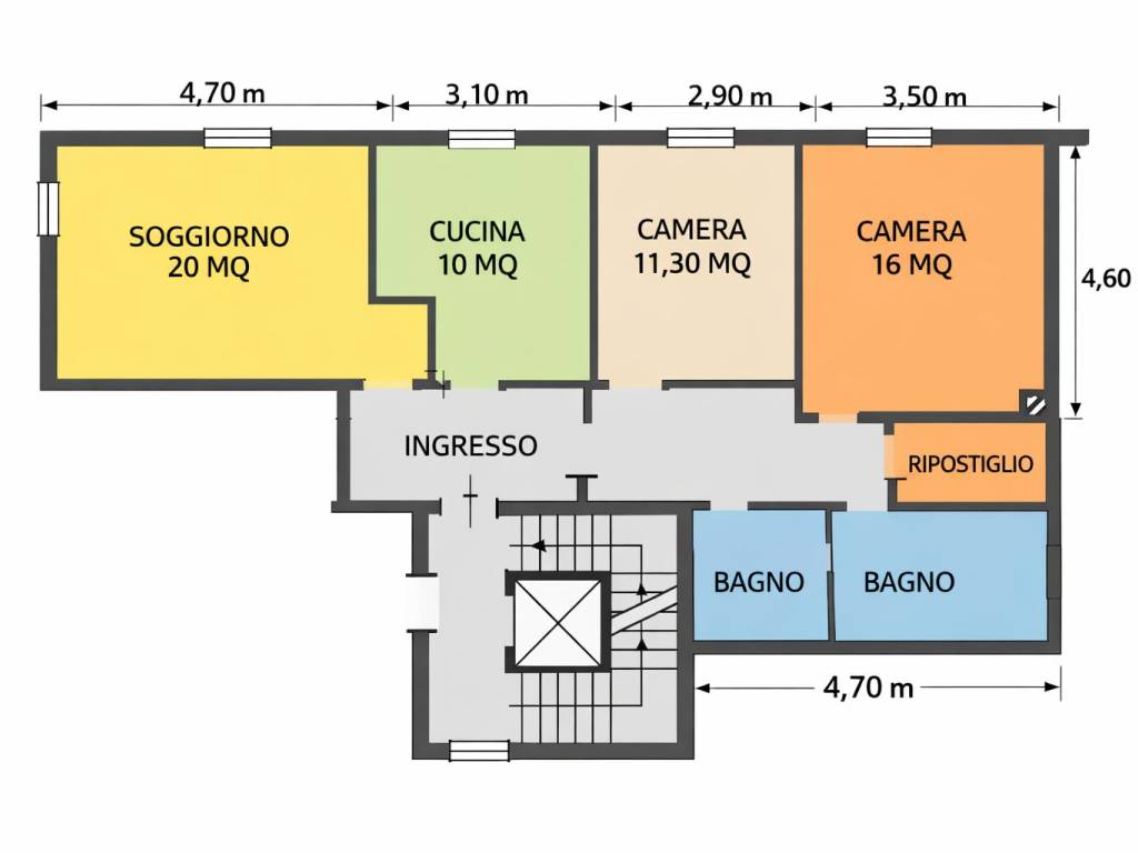 appartamento in vendita a Padova in zona Savonarola