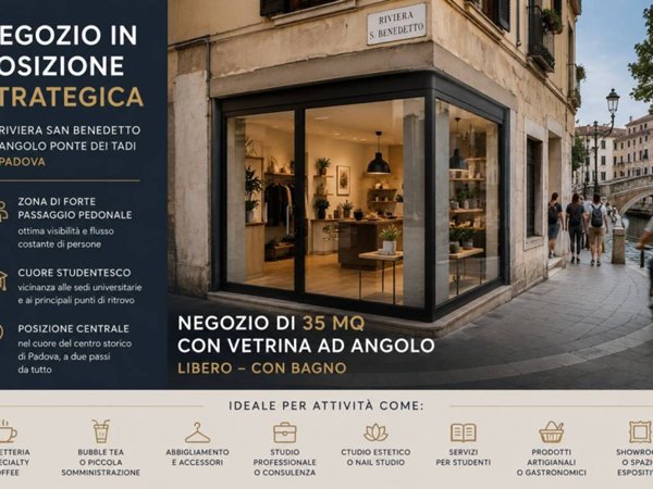 negozio in vendita a Padova in zona San Giuseppe