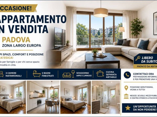 appartamento in vendita a Padova in zona Savonarola