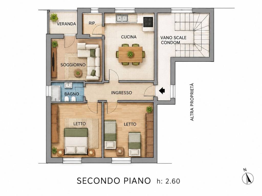 appartamento in vendita a Padova in zona Guizza