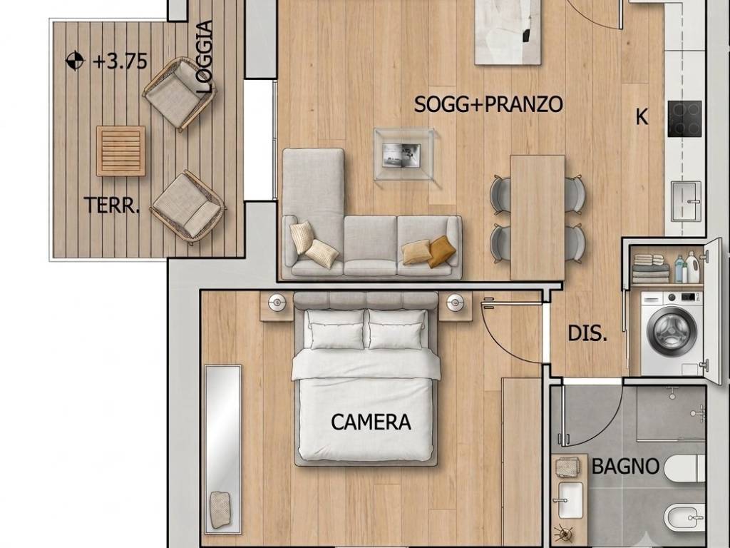 appartamento in vendita a Padova in zona Sacra Famiglia