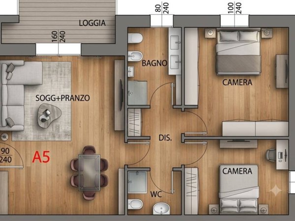 appartamento in vendita a Padova in zona Sacra Famiglia
