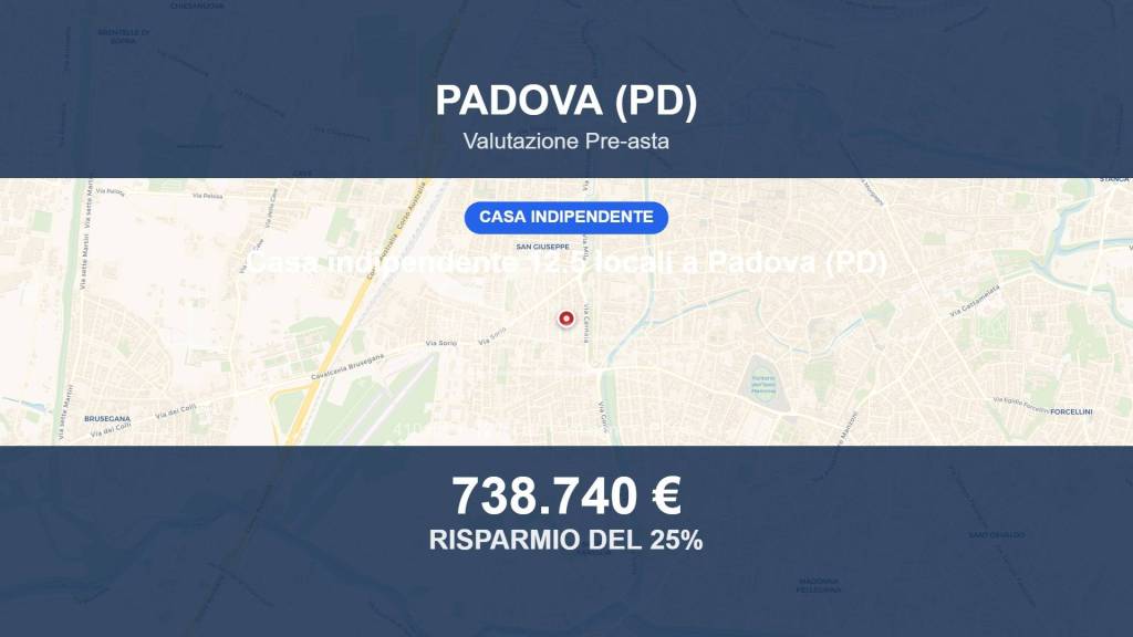 casa indipendente in vendita a Padova in zona Sacra Famiglia
