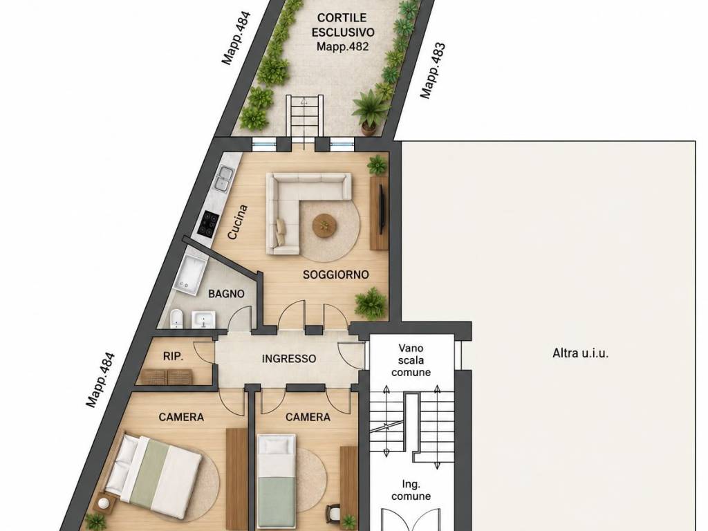 appartamento in vendita a Padova in zona Savonarola