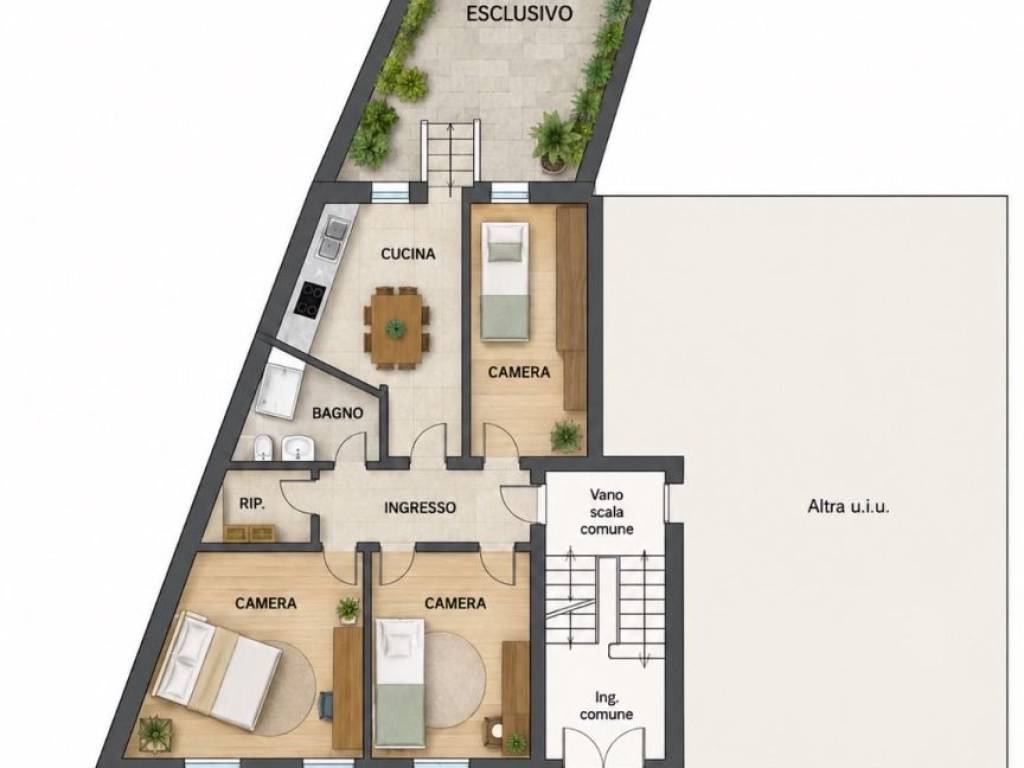 appartamento in vendita a Padova in zona Savonarola