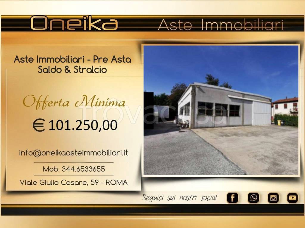 locale commerciale in vendita a Pernumia