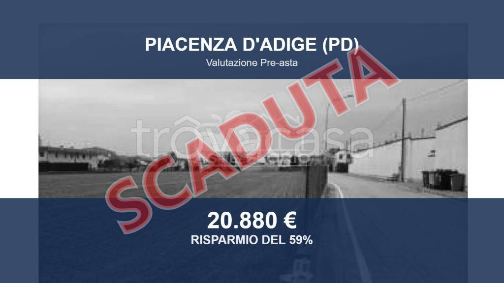terreno edificabile in vendita a Piacenza d'Adige