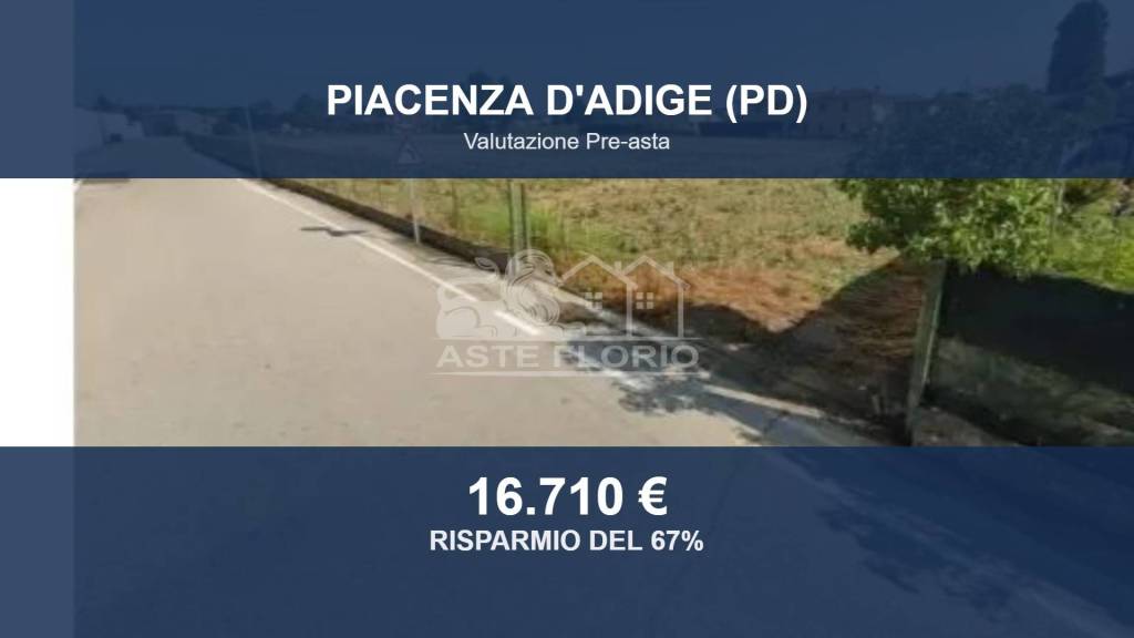 terreno edificabile in vendita a Piacenza d'Adige