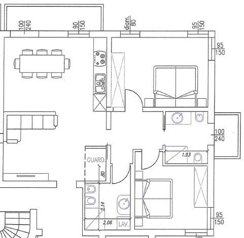appartamento in vendita a Rovolon in zona Bastia