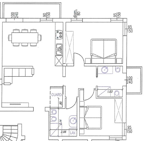 appartamento in vendita a Rovolon in zona Bastia