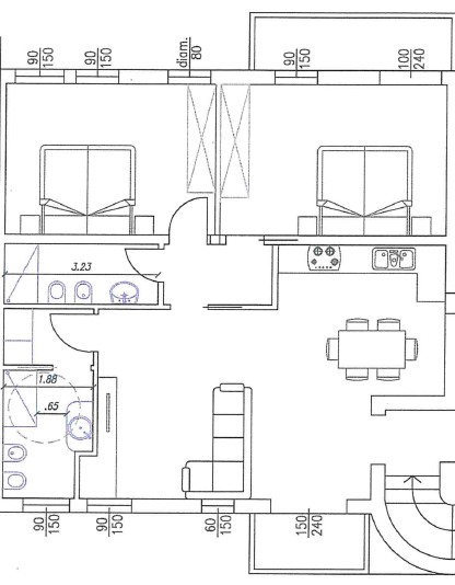 appartamento in vendita a Rovolon in zona Bastia