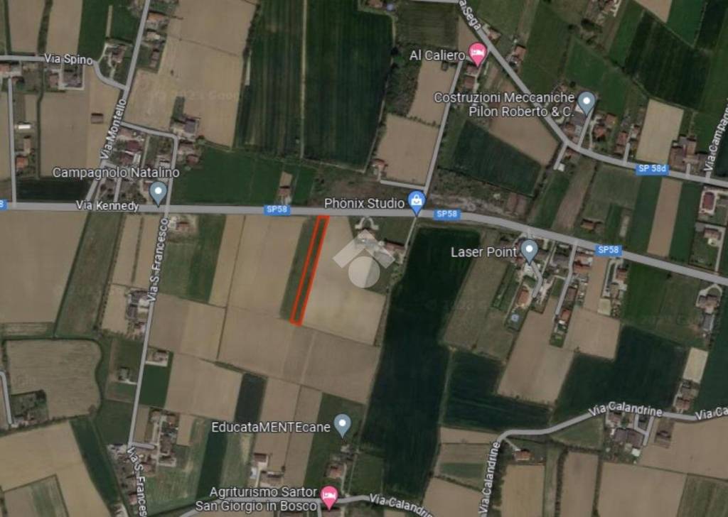 terreno edificabile in vendita a San Giorgio in Bosco