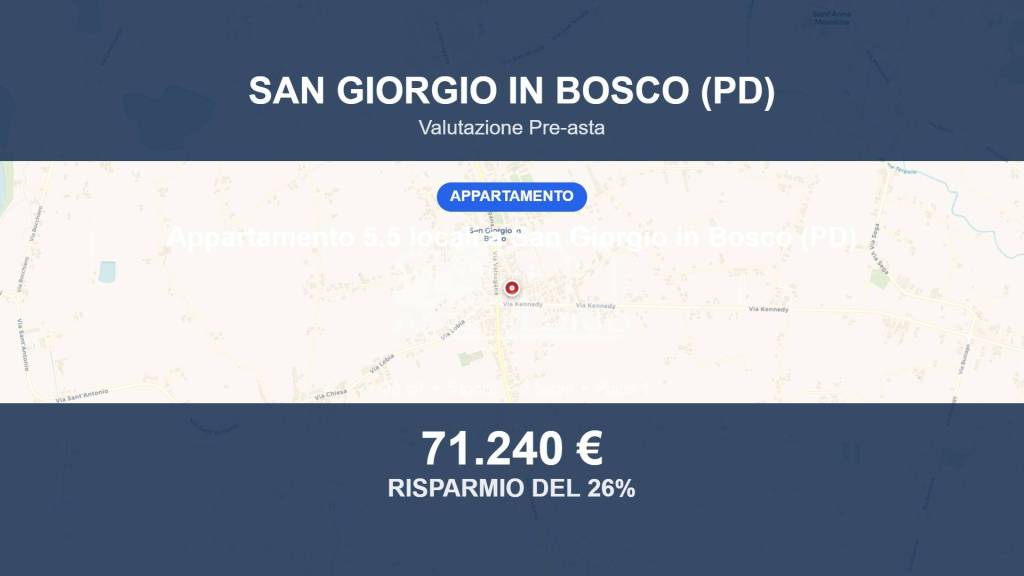 appartamento in vendita a San Giorgio in Bosco