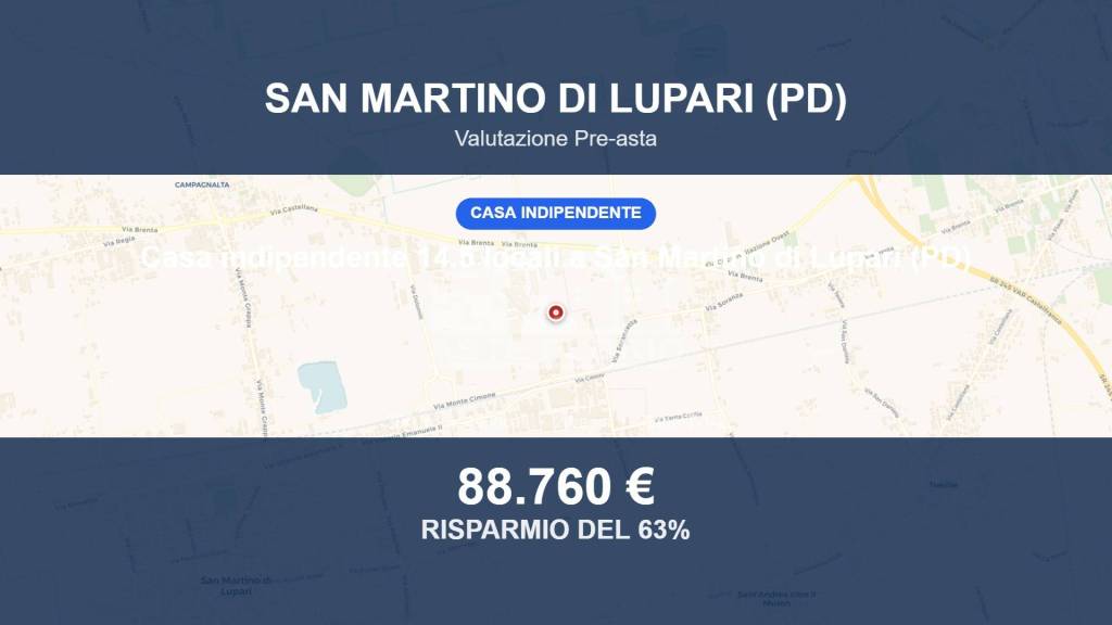 casa indipendente in vendita a San Martino di Lupari