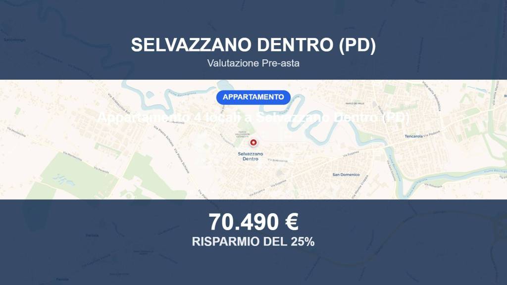 appartamento in vendita a Selvazzano Dentro
