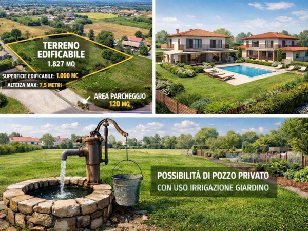terreno edificabile in vendita a Tombolo