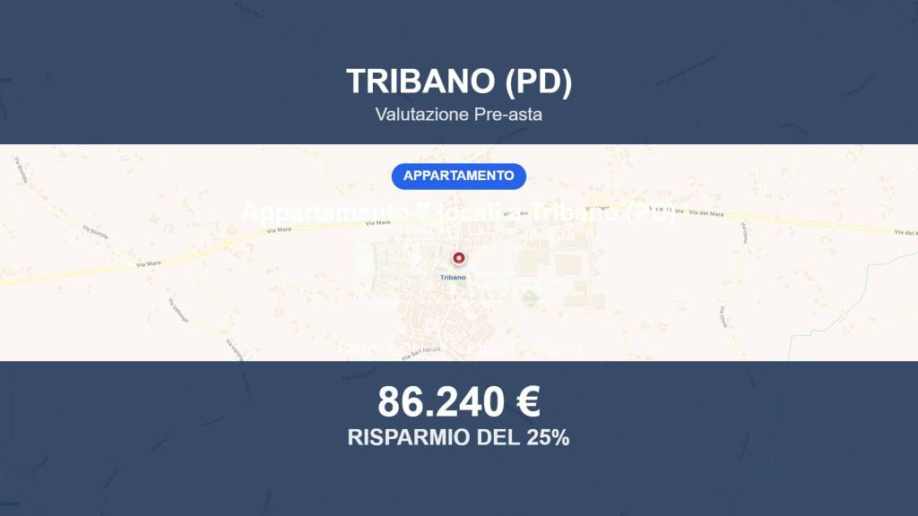 appartamento in vendita a Tribano