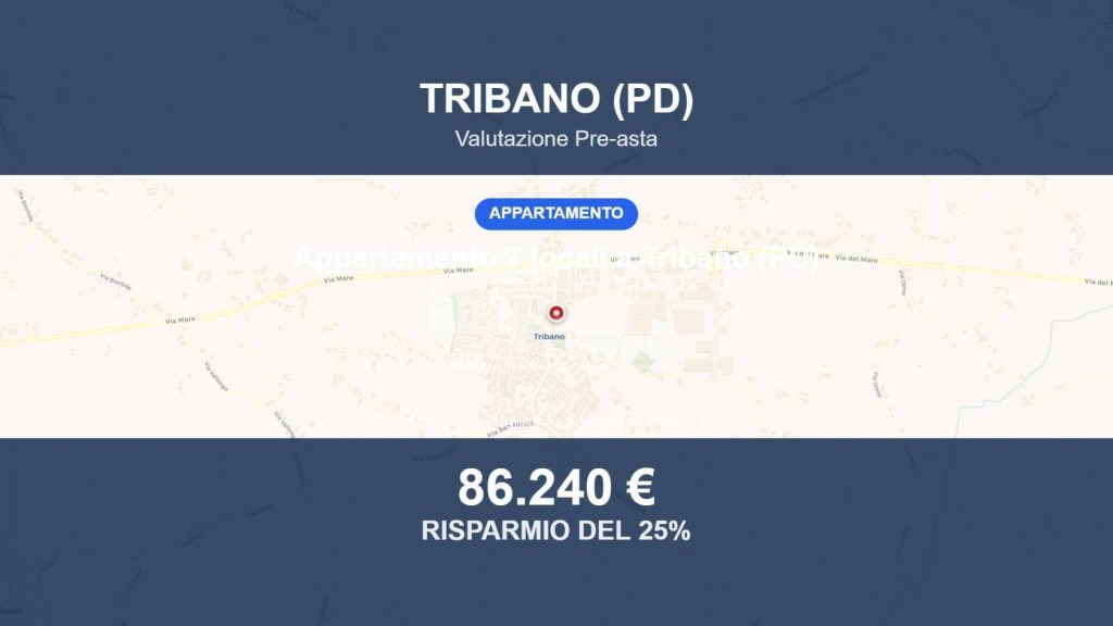 appartamento in vendita a Tribano