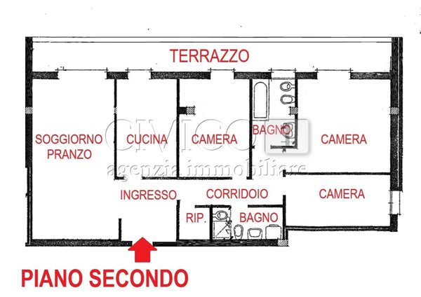 appartamento in vendita a Vigodarzere in zona Saletto