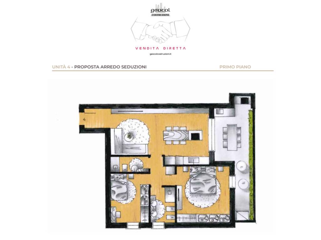 appartamento in vendita a Vigodarzere in zona Saletto