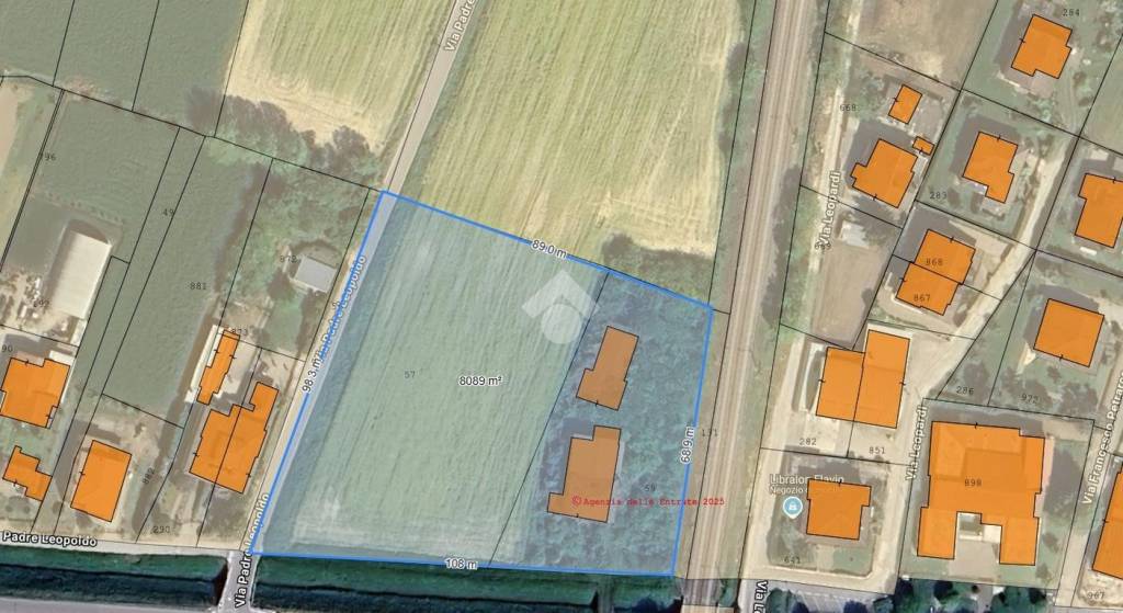 terreno in vendita a Vigodarzere in zona Terraglione