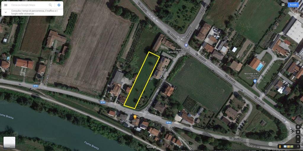 terreno agricolo in vendita a Vigonza in zona Peraga