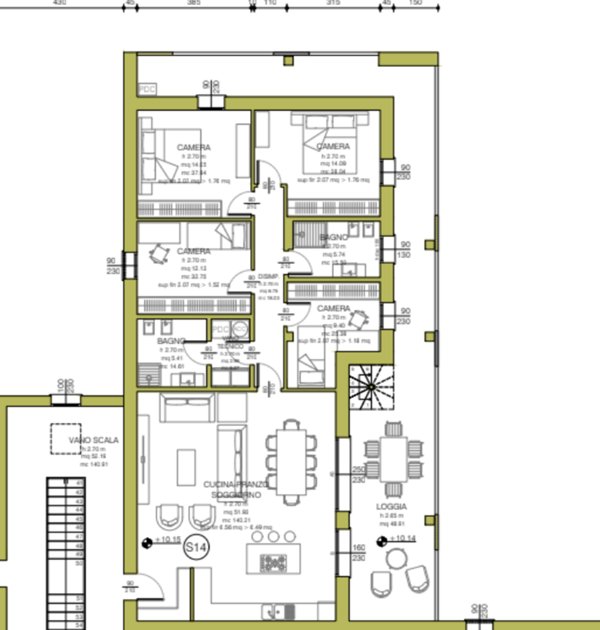 appartamento in vendita a Vigonza in zona Perarolo