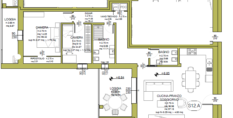 appartamento in vendita a Vigonza in zona Peraga