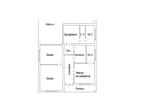 ufficio in vendita a Santa Caterina d'Este in zona Carceri
