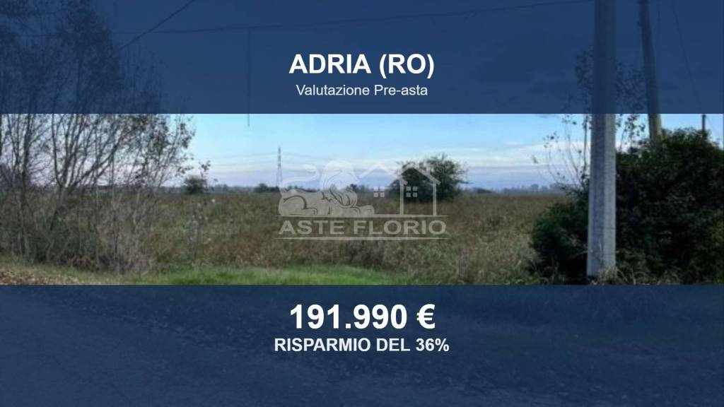 terreno agricolo in vendita ad Adria in zona Cavanella Po
