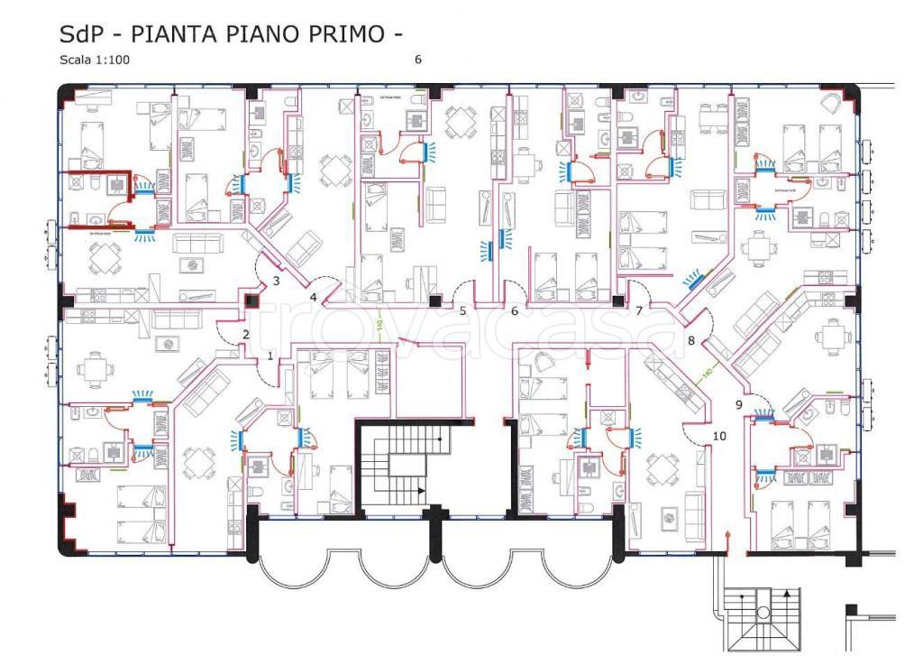 appartamento in vendita a Badia Polesine in zona Crocetta