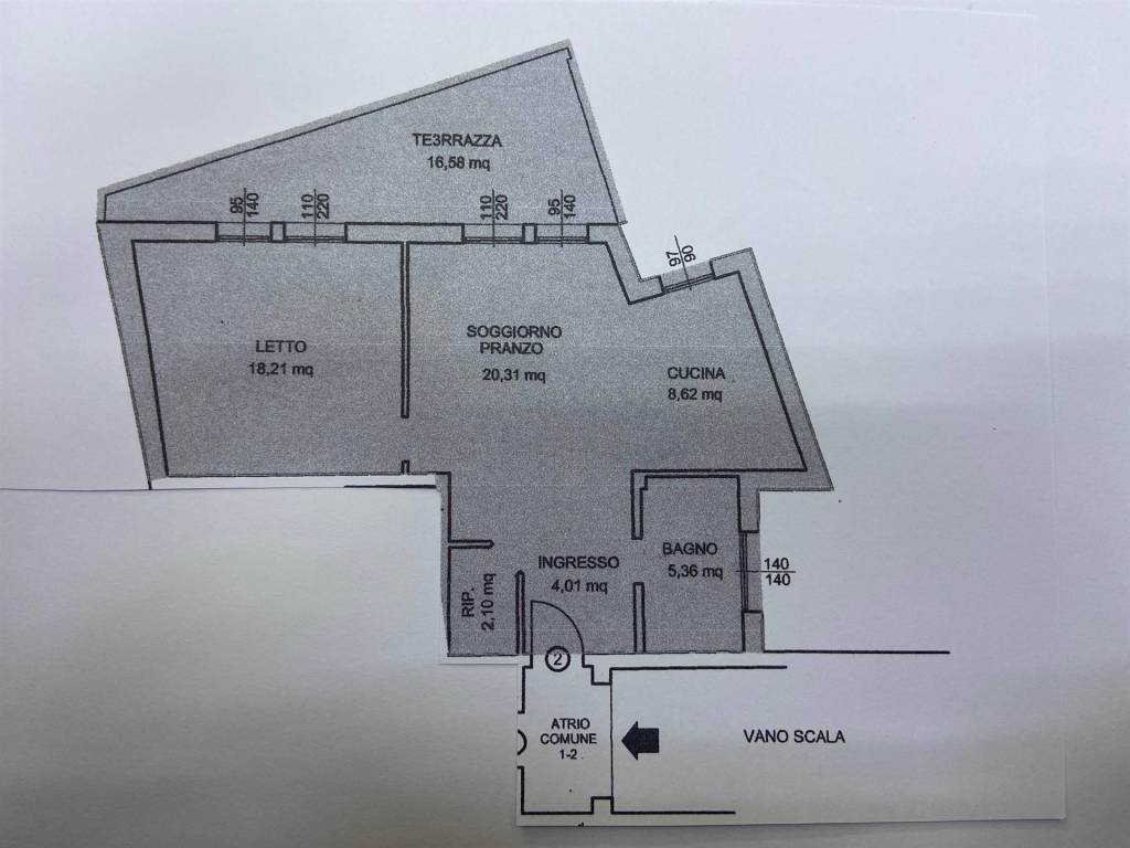 appartamento in vendita a Badia Polesine