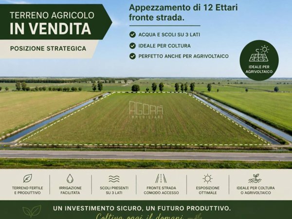 terreno edificabile in vendita a Giacciano con Baruchella in zona Baruchella