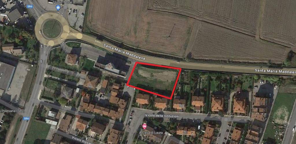 terreno edificabile in vendita ad Occhiobello in zona Santa Maria Maddalena