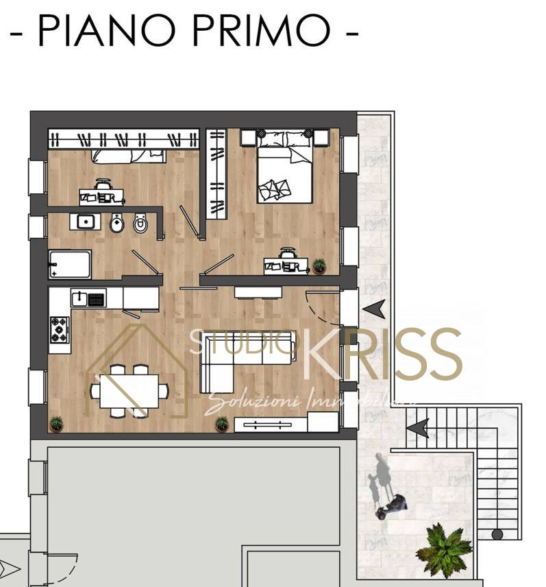 appartamento in vendita ad Occhiobello in zona Santa Maria Maddalena