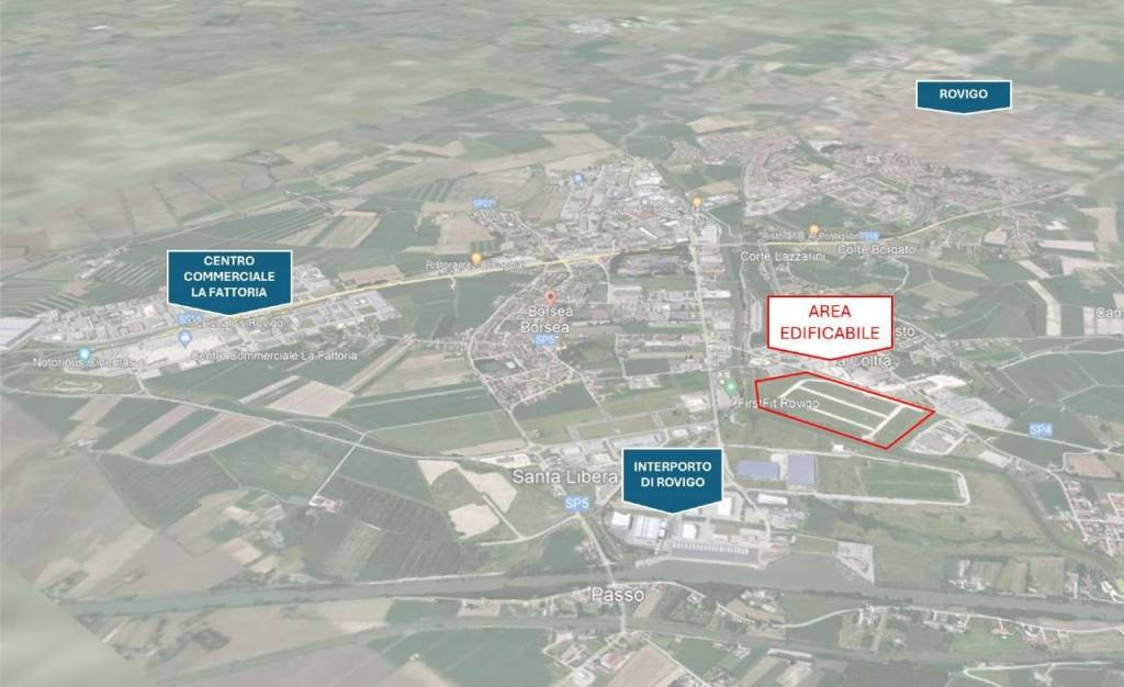 terreno edificabile in vendita a Rovigo in zona Borsea