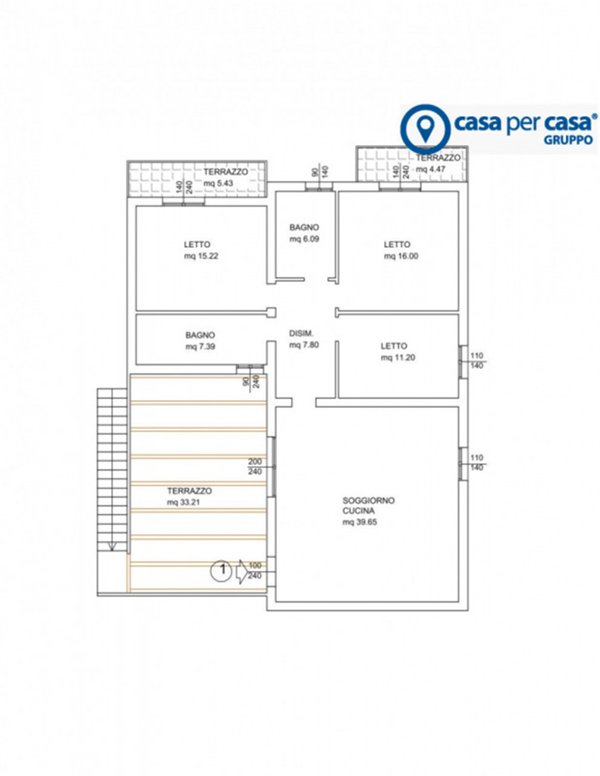 appartamento in vendita a Rovigo in zona San Pio X