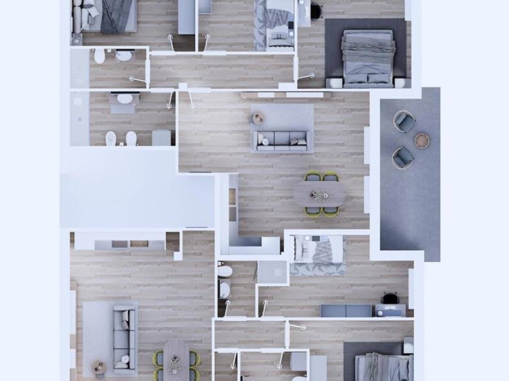 appartamento in vendita a Rovigo in zona Tassina