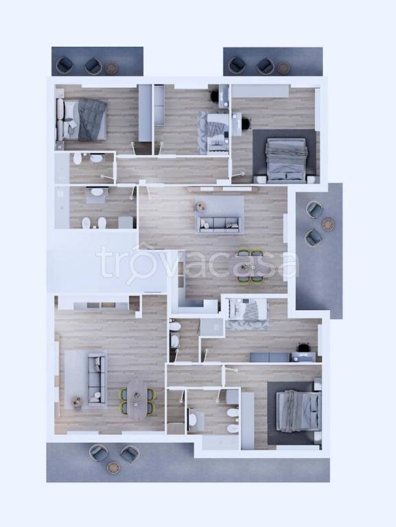 appartamento in vendita a Rovigo in zona Tassina