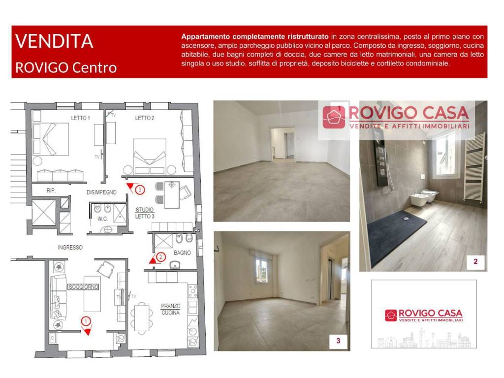 appartamento in vendita a Rovigo in zona Centro Storico