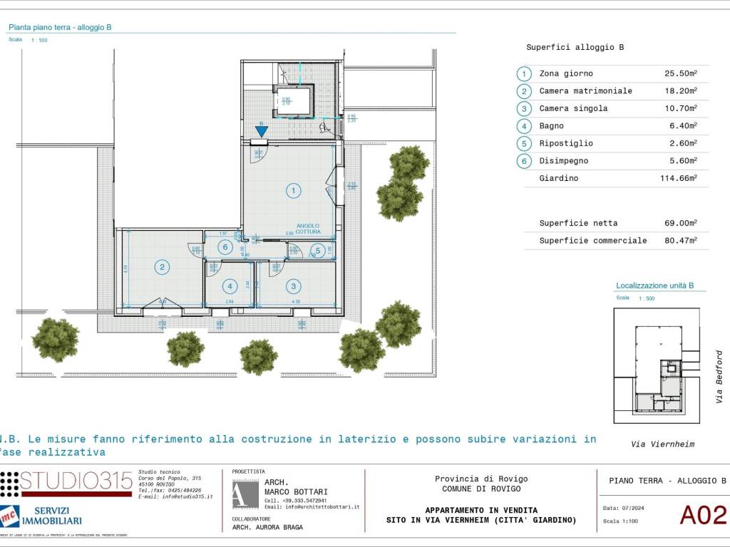 appartamento in vendita a Rovigo