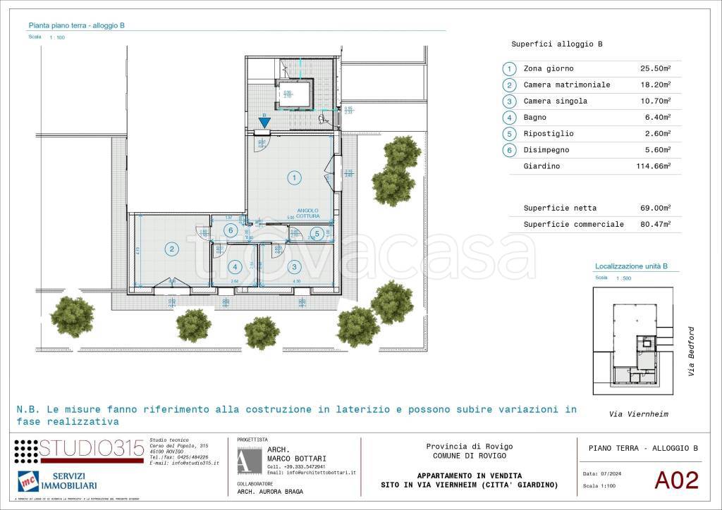 appartamento in vendita a Rovigo