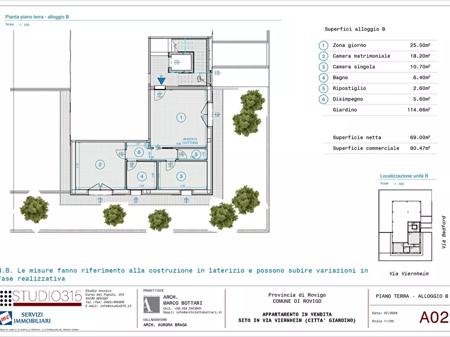 appartamento in vendita a Rovigo